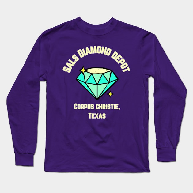 Retro diamonds Long Sleeve T-Shirt by Benjamin Customs